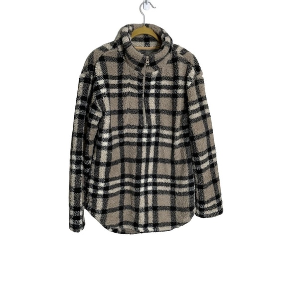 Koolaburra by Ugg Plaid Soft Fleece Front Pouch Jacket XS - Picture 1 of 7